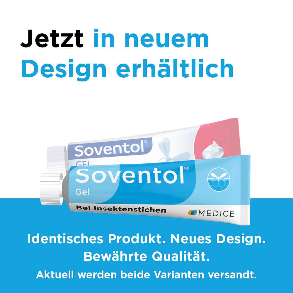 Soventol Gel bei Insektenstichen & Juckreiz auf der Haut 20 g Gel