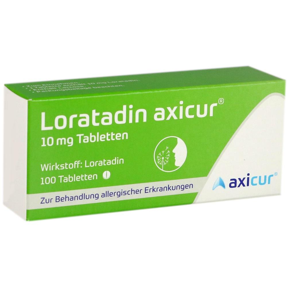 Loratadin axicur 10 mg  100 St Tabletten