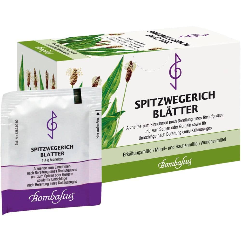 SPITZWEGERICHBLÄTTER BOMBASTUS 20X1.4 g Filterbeutel