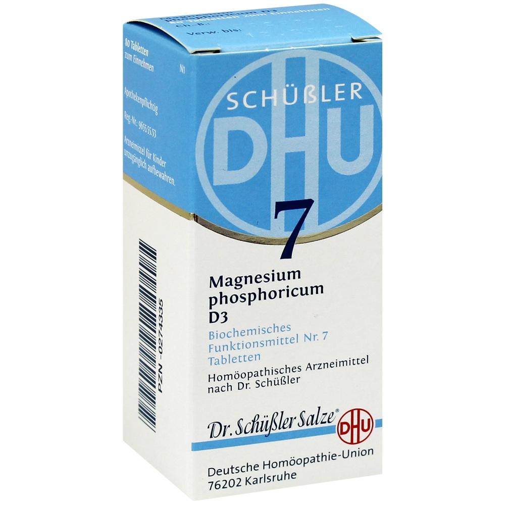 BIOCHEMIE DHU 7 Magnesium phosphoricum D 3 Tabl. 80 St Tabletten
