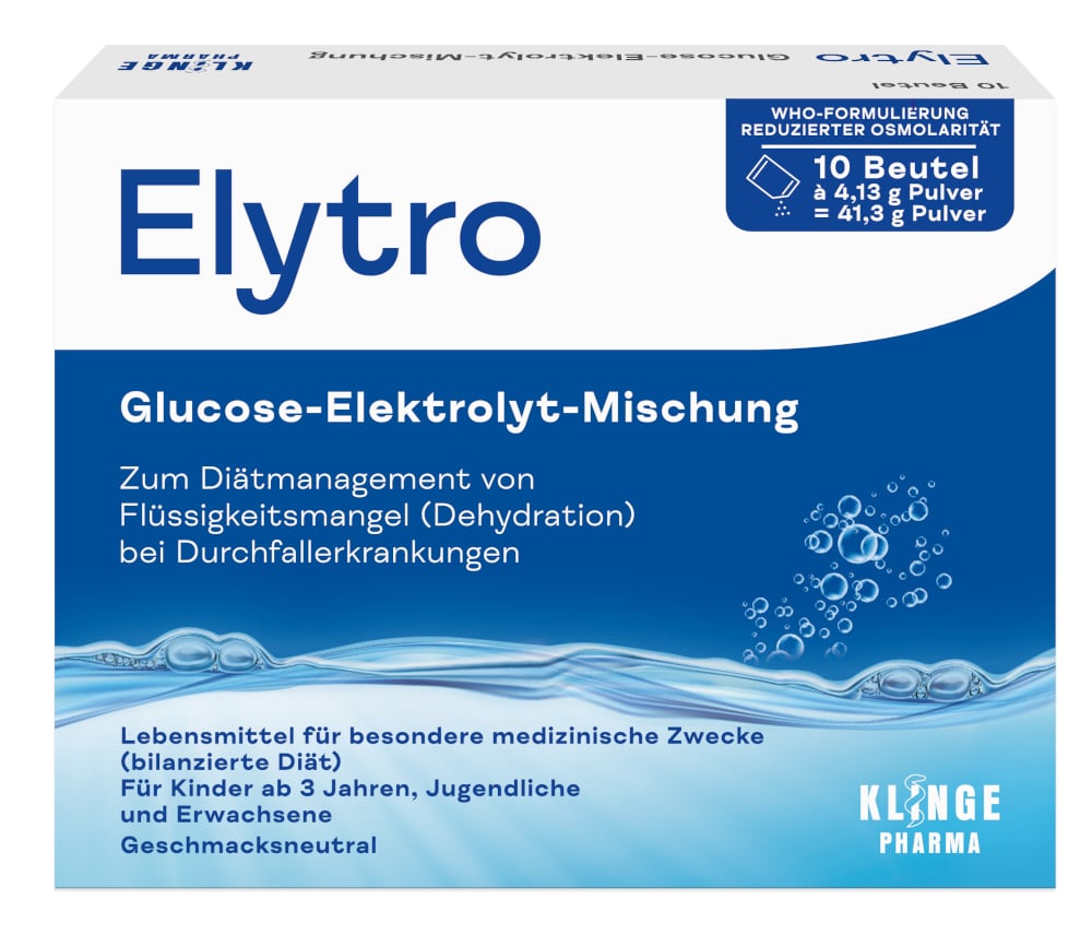 Elytro Glucose-Elektrolyt-Mischung 10 St Pulver zur Herstellung einer Lösung zum Einnehmen