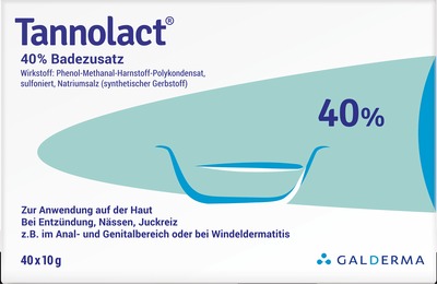 Tannolact 40% Badezusatz Beutel 40X10 g Bad