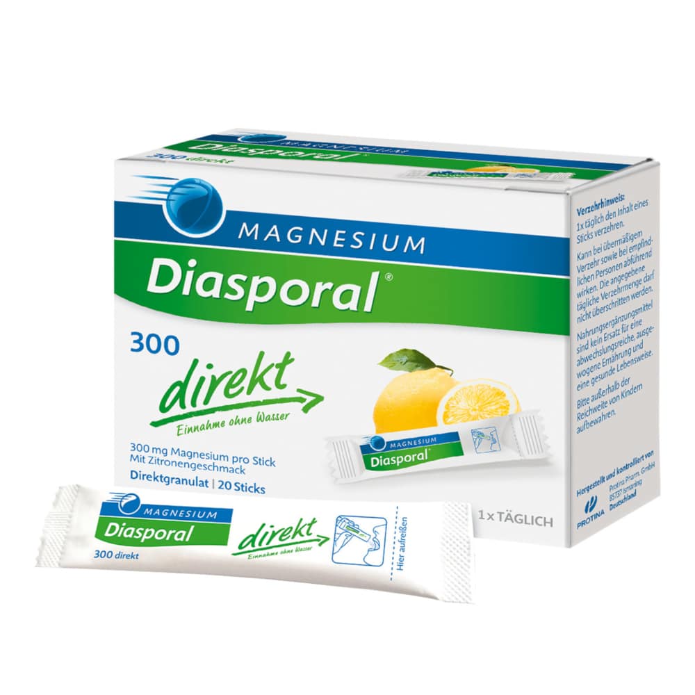 MAGNESIUM Diasporal 300 direkt Granulat 20 St Granulat
