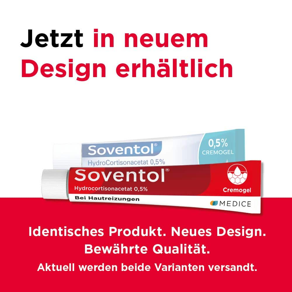 Soventol HydroCortisonACETAT 0,5% bei Hautentzündungen 30 g Creme