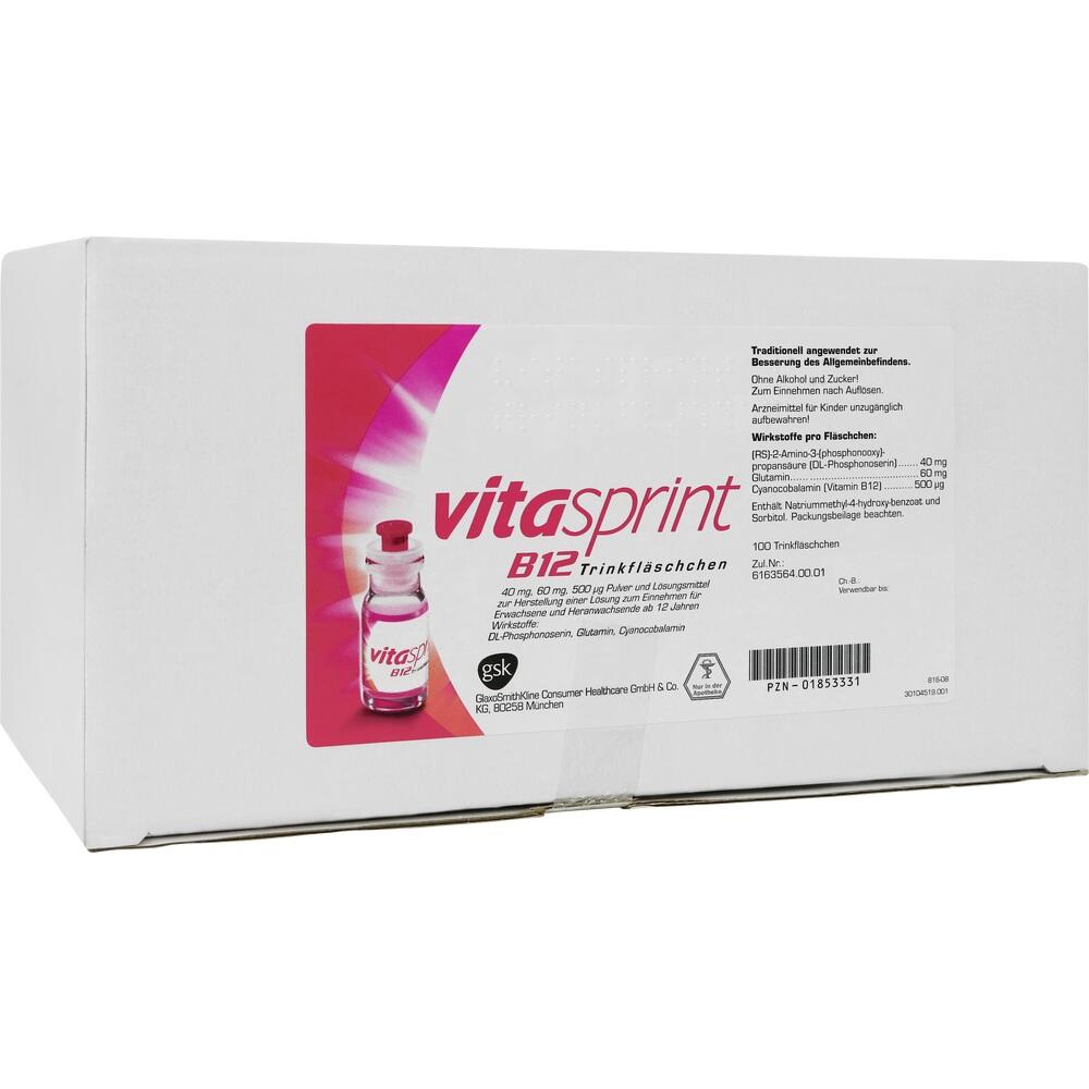 vitasprint B12 Trinkfläschchen 100 St Trinkampullen