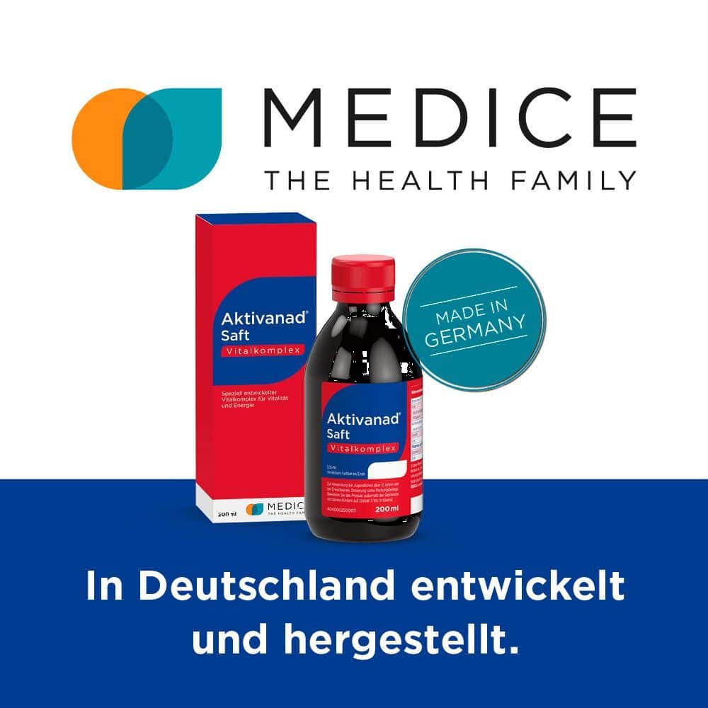 Aktivanad Saft 200ml bei Erschöpfung wegen Vitamin-B Mangel 200 ml Saft