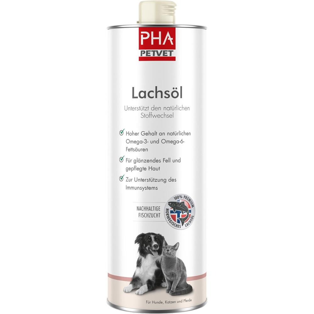 PHA Lachsöl für Hunde & Katzen 1000 ml Öl