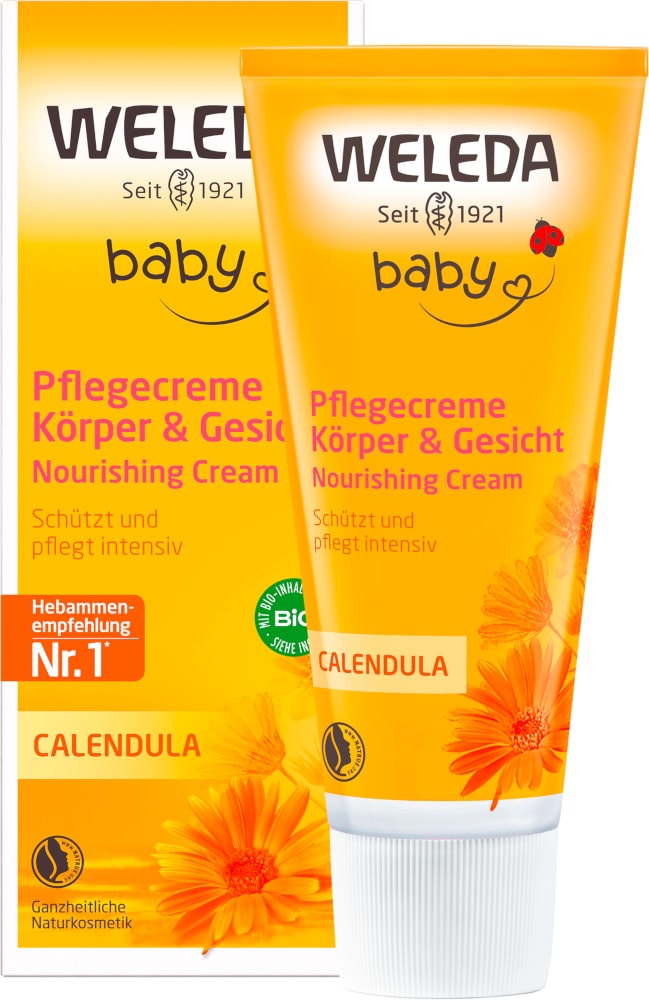Weleda Baby Pflegecreme Calendula Körper & Gesicht 75 ml Creme