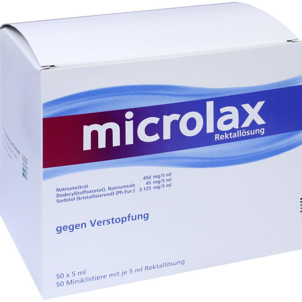 Microlax Rektallösung 50X5 ml Klistiere