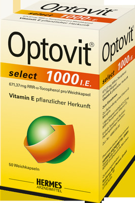 OPTOVIT select 1.000 I.E. Kapseln 50 St Kapseln