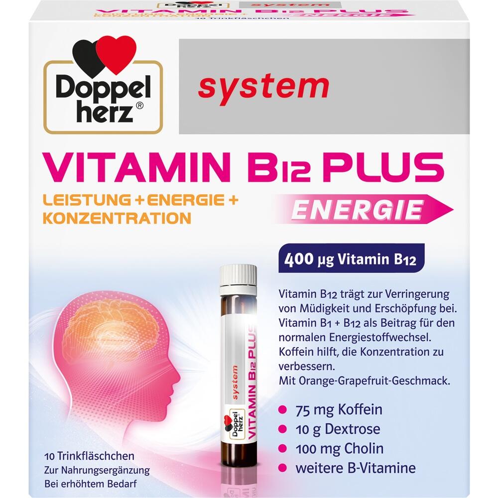 Doppelherz system VITAMIN B12 PLUS ENERGIE 10X25 ml Trinkampullen