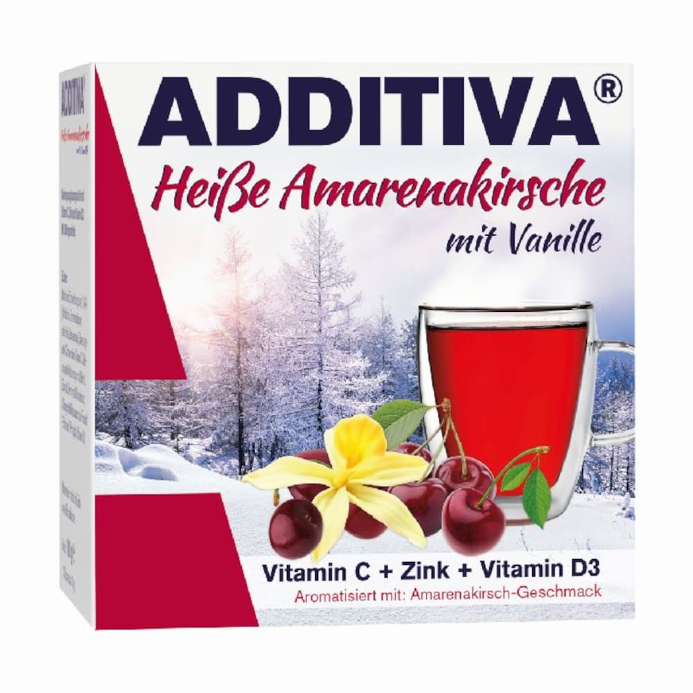 ADDITIVA Heiße Amarenakirsche mit Vanille 100 g Pulver