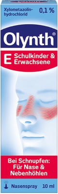 Olynth 0,1 % Nasenspray für Kinder ab 6 J. & Erwachsene mit Schnupfen