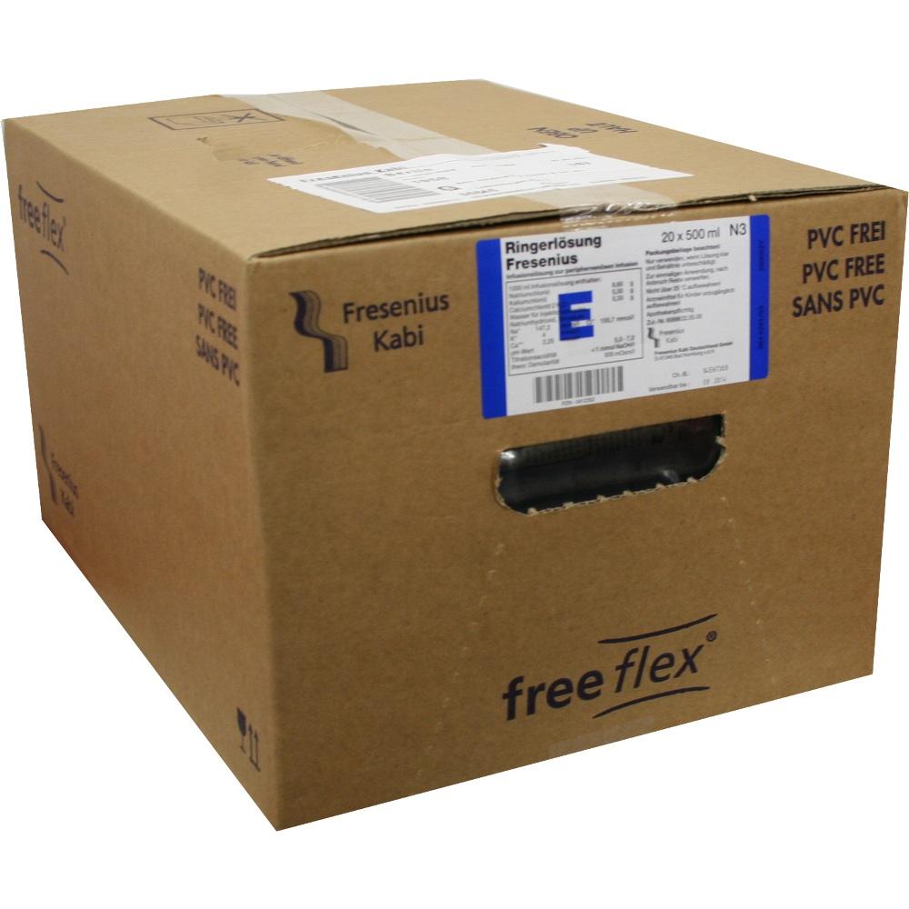 RINGER LÖSUNG Free Flex Infusionslösung 20X500 ml Infusionslösung 20X500 ml
