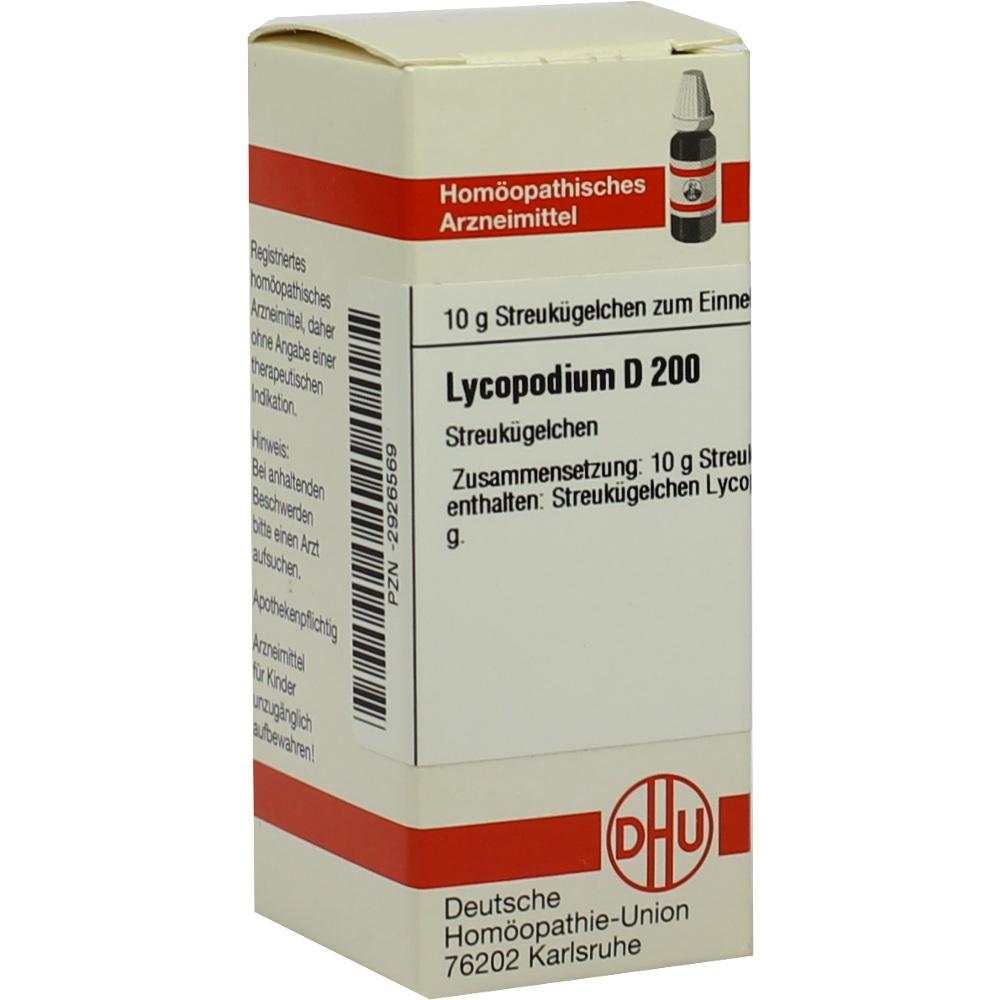 LYCOPODIUM D 200 Globuli 10 g Globuli