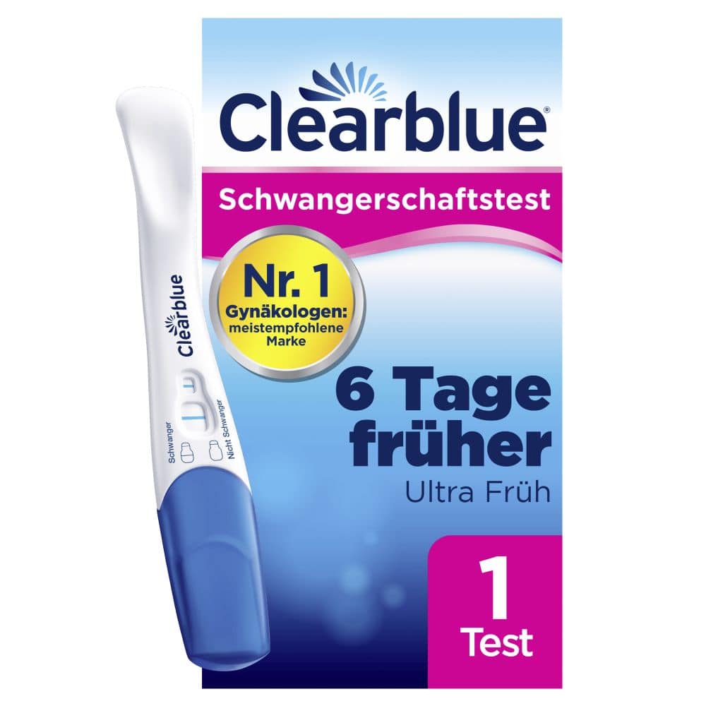 Clearblue Schwangerschaftstest 6 Tage früher 1 St Test