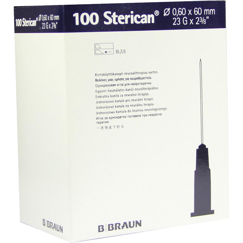 STERICAN Kanülen 23 Gx2 2/5 0,6x60 mm 100 St Kanüle