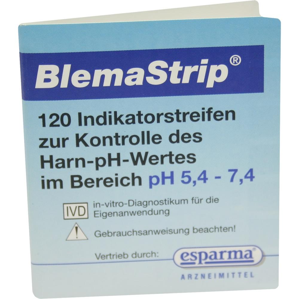BLEMASTRIP pH 5,4-7,4 Teststreifen 120 St Teststreifen