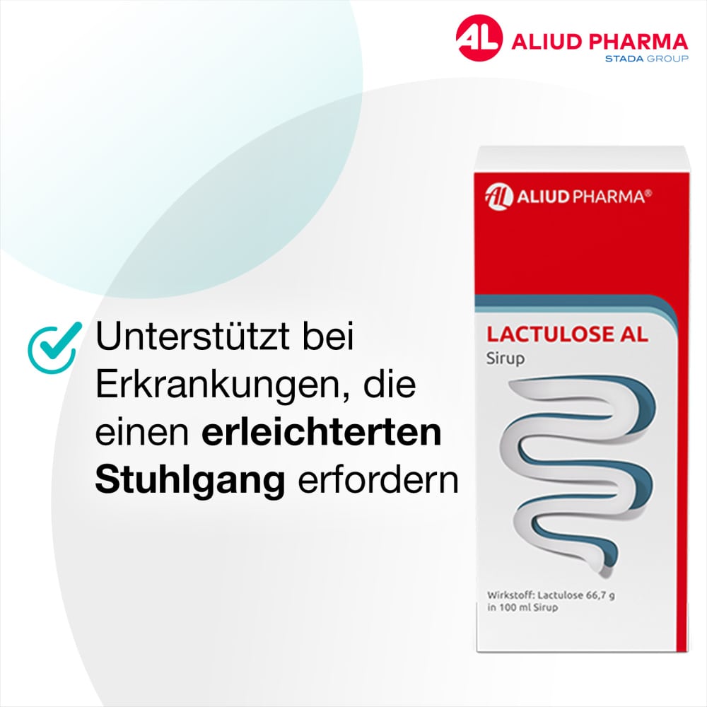 Lactulose AL Sirup bei Verstopfung