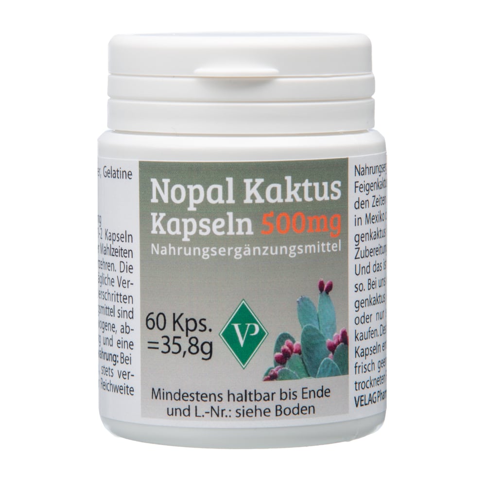 NOPAL Kaktus 500 mg Kapseln 60 St Kapseln