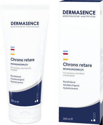 DERMASENCE Chrono retare REINIGUNGSMILCH 200 ml Körperpflege