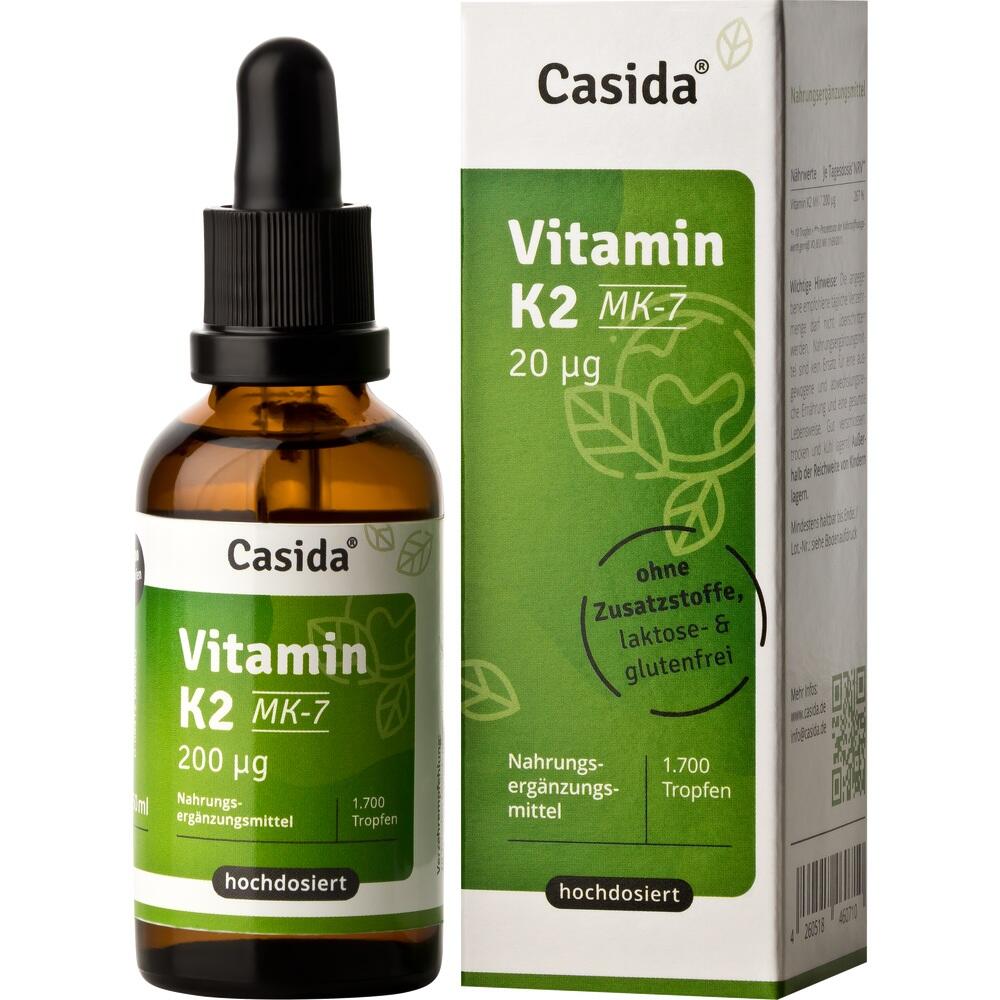 Casida Vitamin K2 MK7 200µg Tropfen 50 ml Tropfen