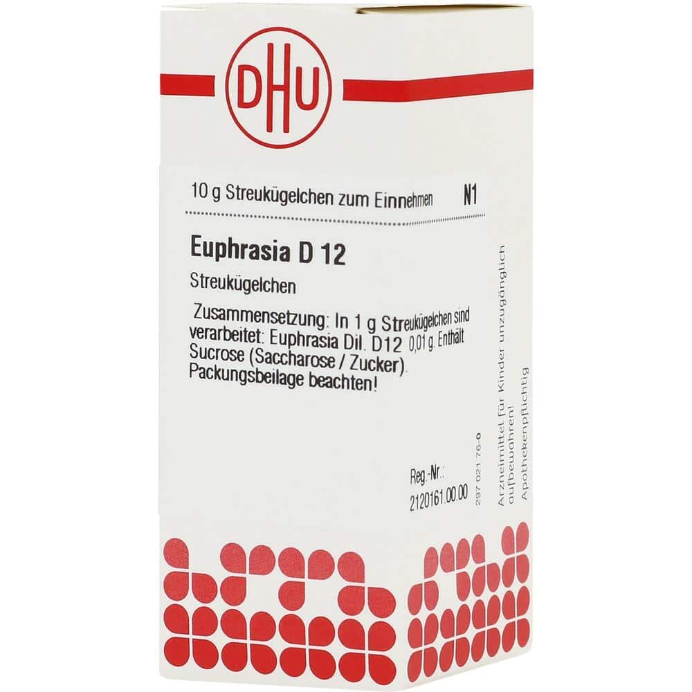 EUPHRASIA D 12 Globuli 10 g Globuli