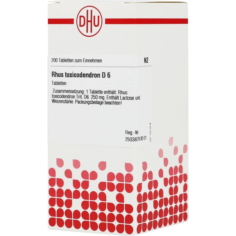 RHUS TOXICODENDRON D 6 Tabletten 200 St Tabletten