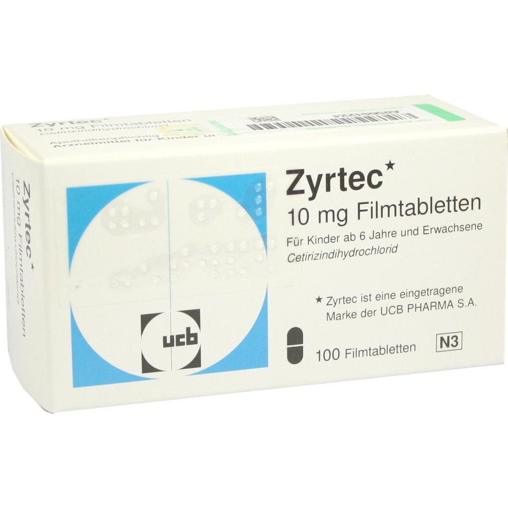 Zyrtec 10mg 100 St Filmtabletten