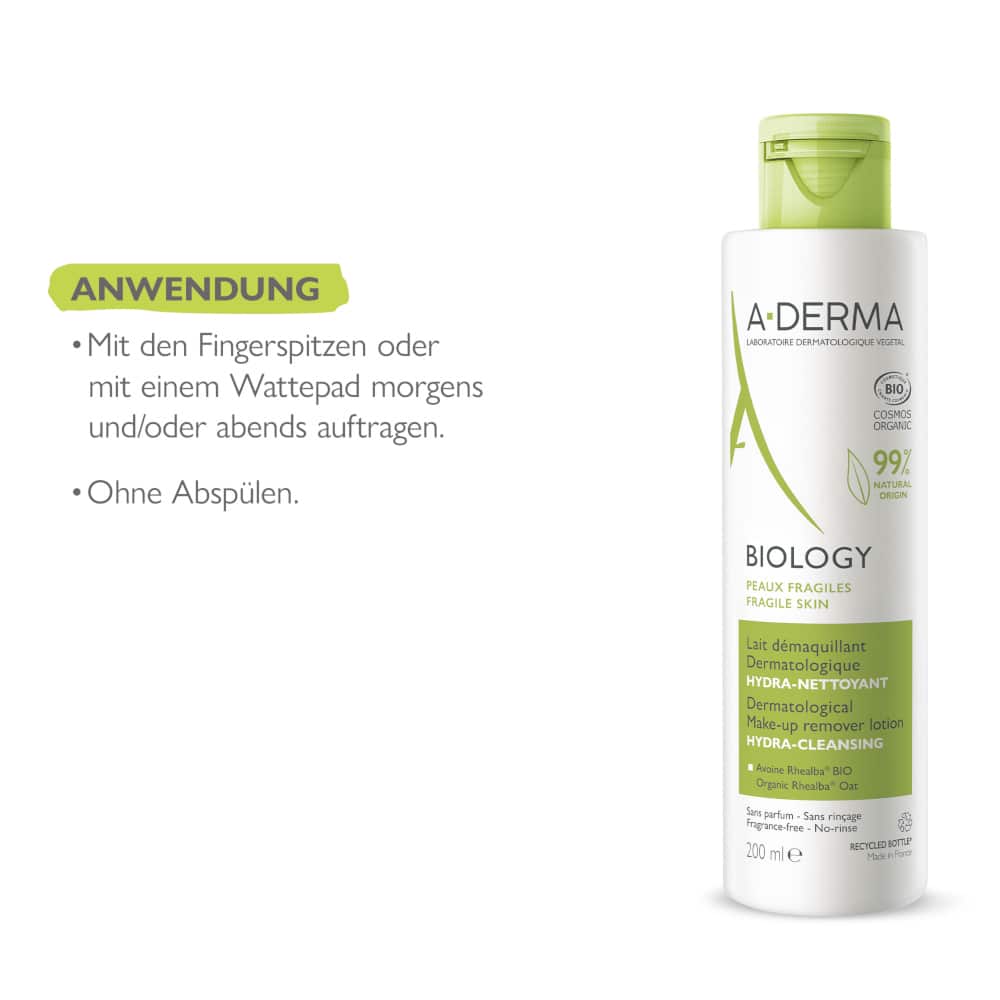 A-DERMA BIOLOGY  Make-up Entfernungslotion 200 ml Lotion