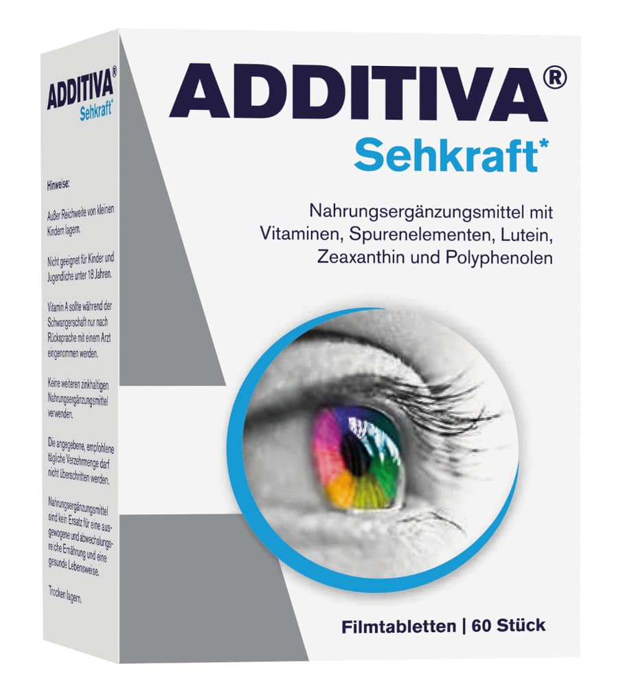 ADDITIVA Sehkraft 60 St Filmtabletten