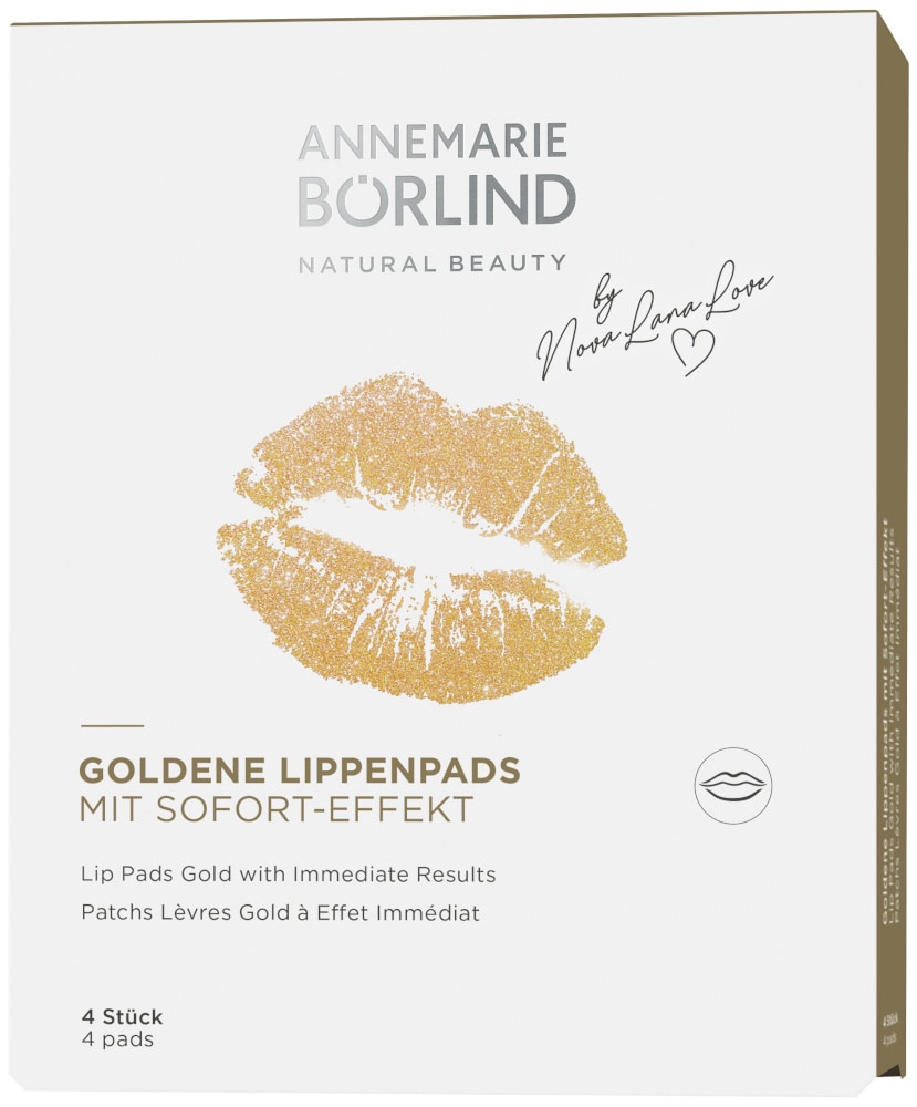 ANNEMARIE BÖRLIND GOLDENE LIPPENPADS  4 St Gesichtsmaske