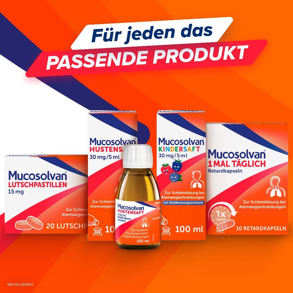 Mucosolvan HUSTENSAFT 30 mg/5 ml 250 ml Lösung zum Einnehmen