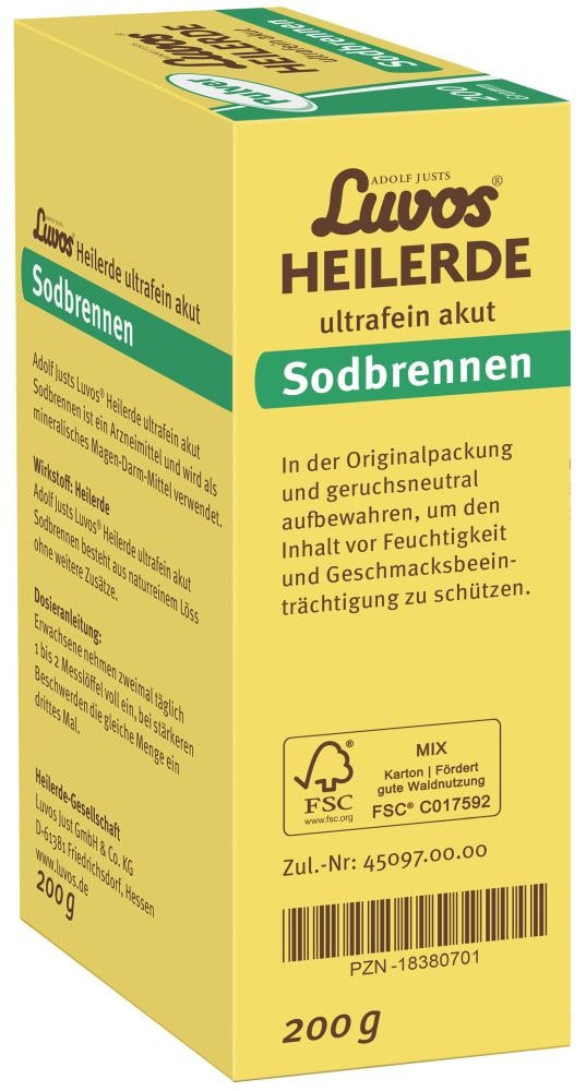 Luvos HEILERDE ultrafein akut 200 g Pulver