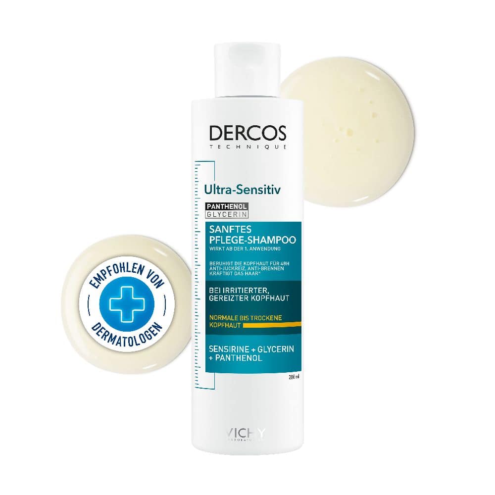 VICHY DERCOS ultra-sensitiv Shampoo trockene Kopfhaut  200 ml Shampoo