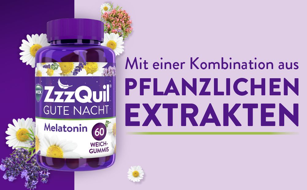 WICK ZzzQuil GUTE NACHT Melatonin Waldfruchtgeschmack 60 St