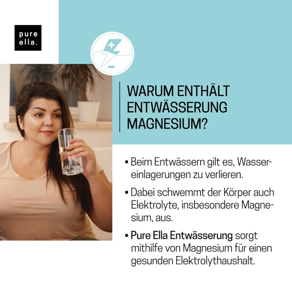 pure ella. Entwässerung 60 St Kapseln