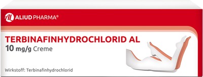 Terbinafinhydrochlorid AL 10 mg/g Creme bei Fußpilz