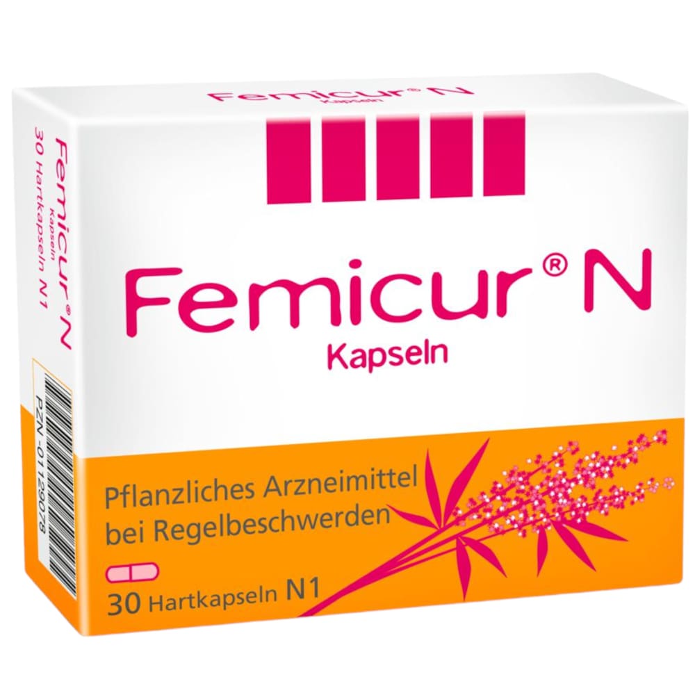 Femicur N Kapseln bei Regelbeschwerden 30 St Hartkapseln