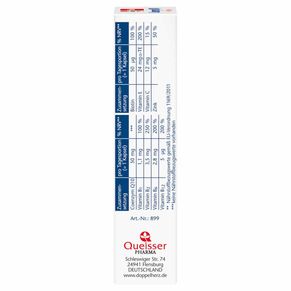 Doppelherz aktiv Coenzym Q10 + B Vitamine  30 St Kapseln