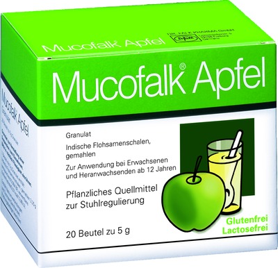 Mucofalk Apfel Beutel 20 St Granulat zur Herstellung einer Suspension zum Einnehmen
