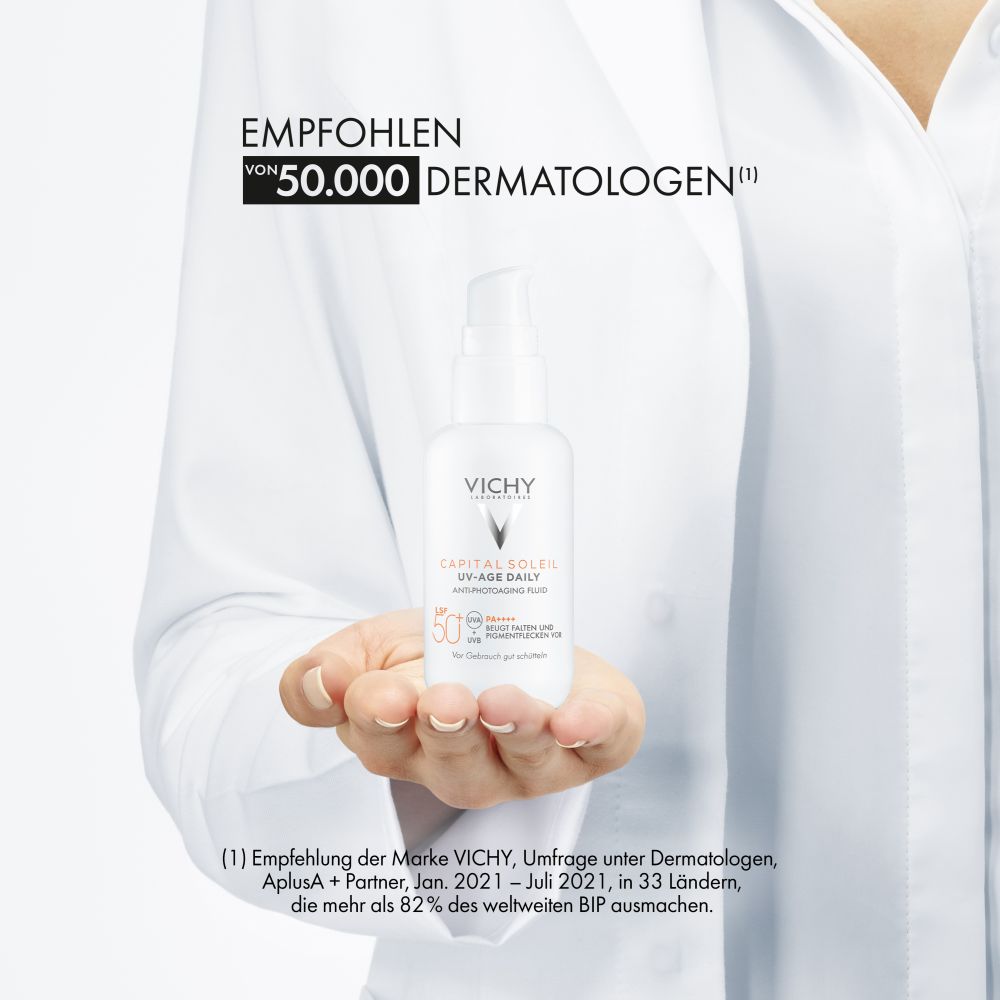 VICHY CAPITAL SOLEIL UV-AGE DAILY LSF 50+ 40 ml Flüssigkeit