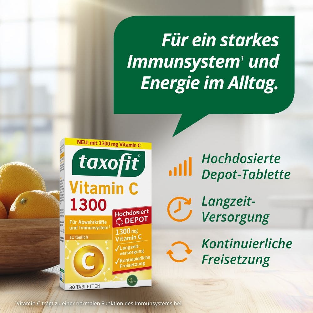taxofit Vitamin C 1300 30 St Tabletten