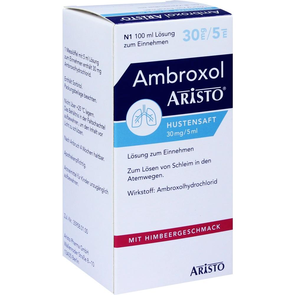 Ambroxol Aristo Hustensaft 30mg/5ml 100 ml Lösung zum Einnehmen