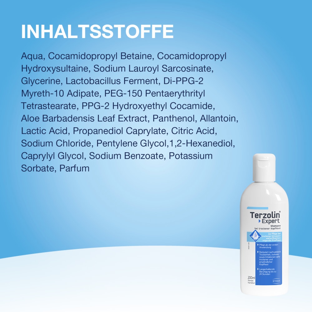 Terzolin Expert Schuppen-Shampoo bei trockener Kopfhaut 200 ml Shampoo