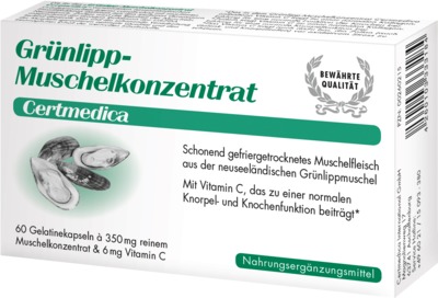 GRÜNLIPPMUSCHEL KONZENTRAT Kapseln 60 St Kapseln