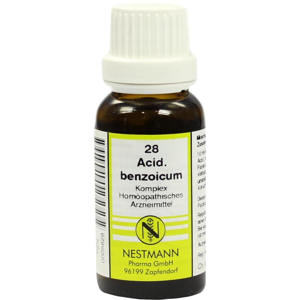 ACIDUM BENZOICUM KOMPLEX Nr.28 Dilution 20 ml Dilution