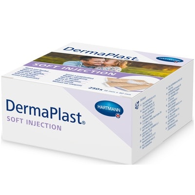 DermaPlast SOFT INJECTION 16x40mm 250 St Pflaster