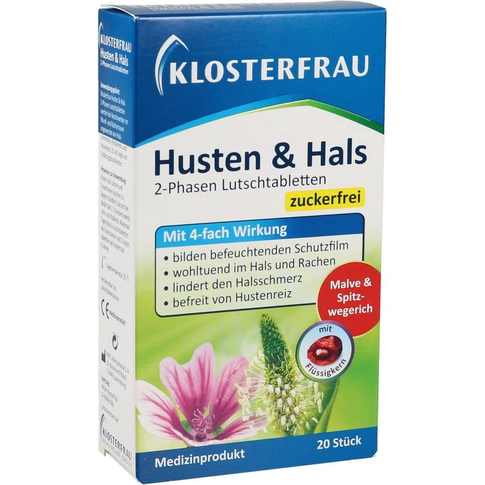 KLOSTERFRAU Husten & Hals 20 St Lutschtabletten