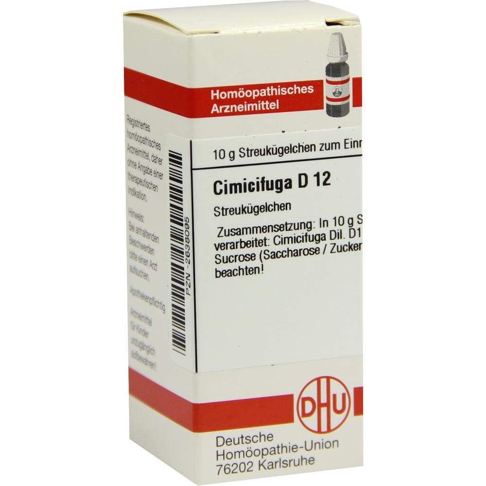 CIMICIFUGA D 12 Globuli 10 g Globuli